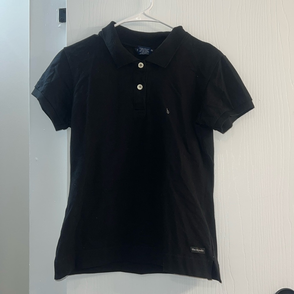 Blue sky scrubs polo